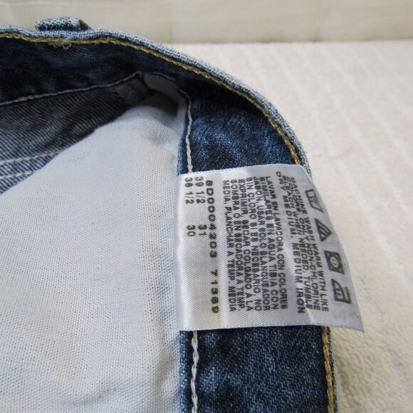 Lee Jeans Men Size 38 X 30 Blue Denim Regular Fit Medium Wash Western Normcore G - Picture 13 of 15